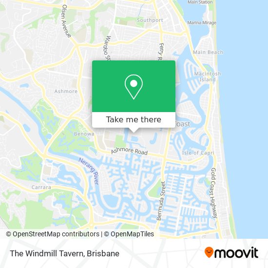 The Windmill Tavern map