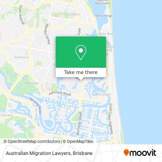 Mapa Australian Migration Lawyers