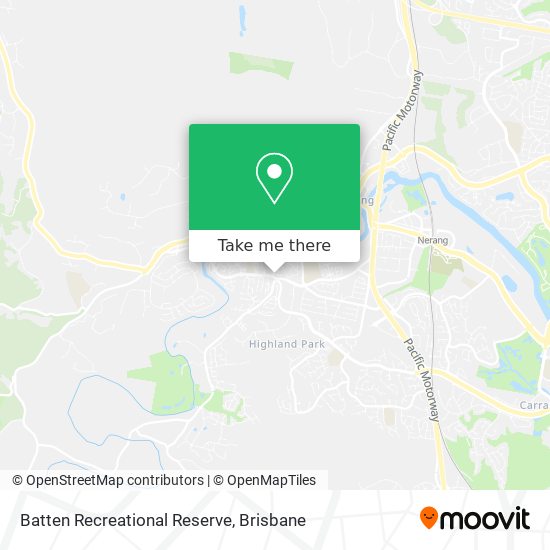 Batten Recreational Reserve map