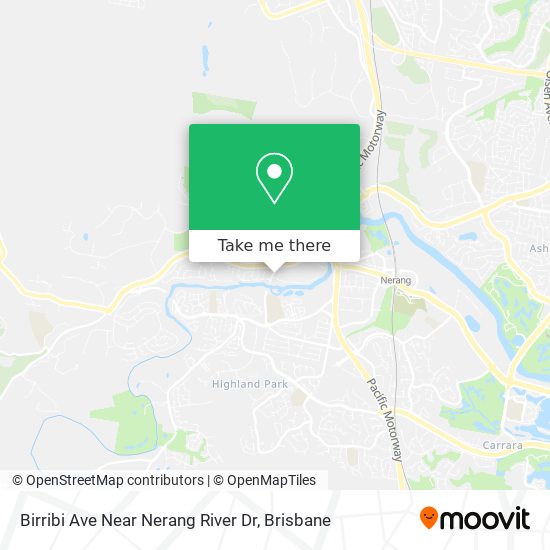 Birribi Ave Near Nerang River Dr map