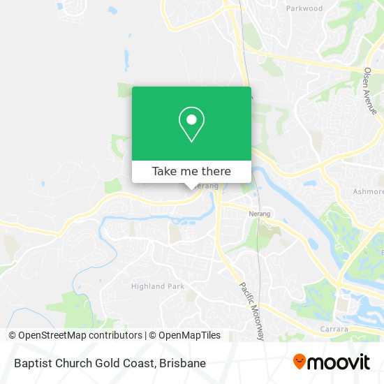 Baptist Church Gold Coast map