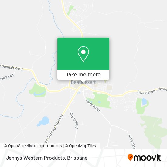 Jennys Western Products map