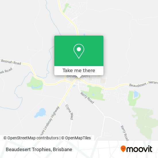 Beaudesert Trophies map