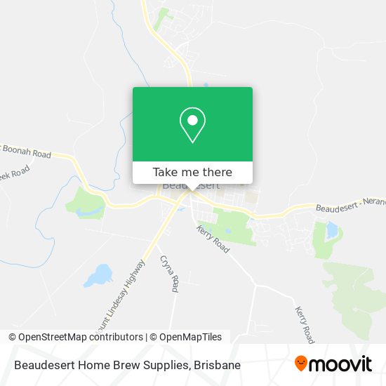 Mapa Beaudesert Home Brew Supplies