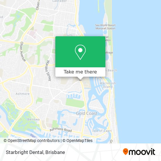 Starbright Dental map