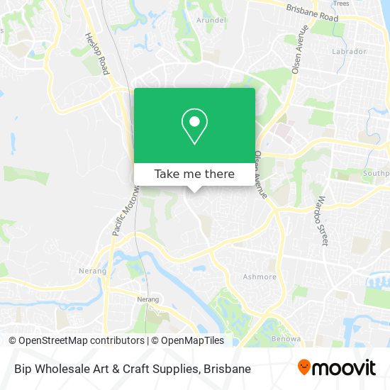 Bip Wholesale Art & Craft Supplies map