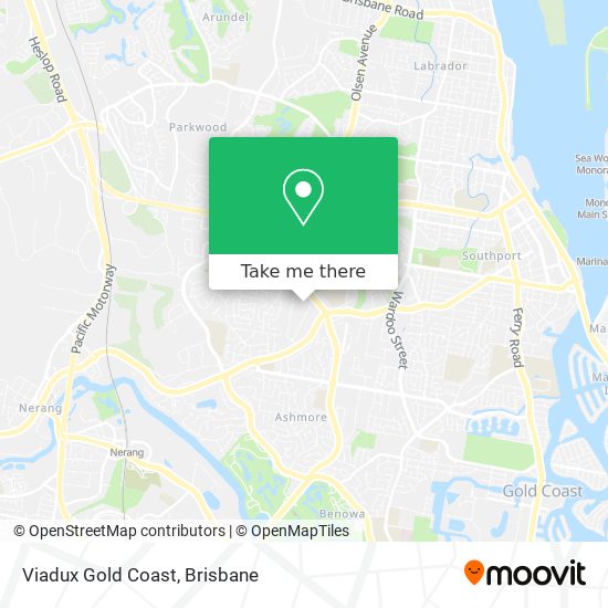 Viadux Gold Coast map