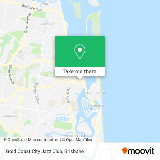 Gold Coast City Jazz Club map