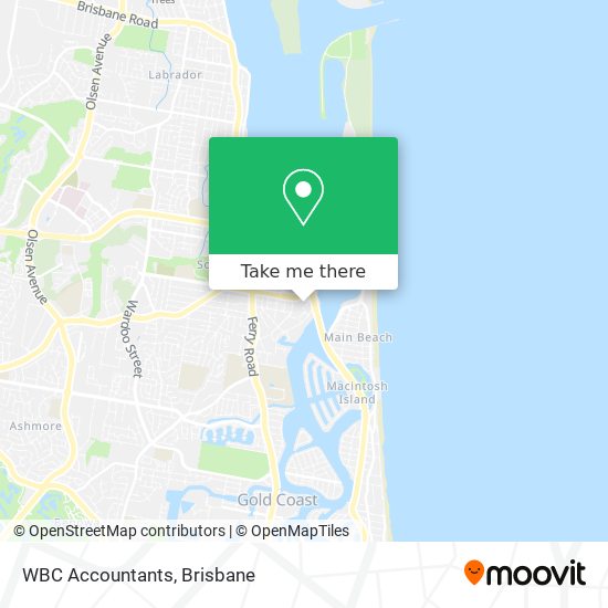 WBC Accountants map