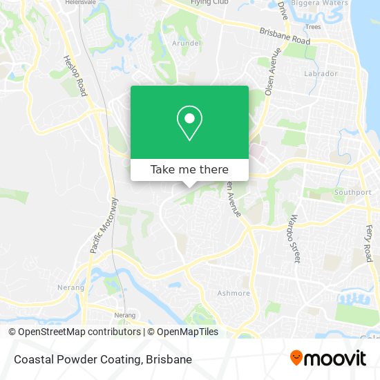 Coastal Powder Coating map