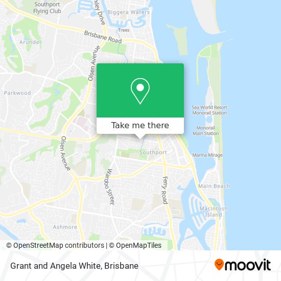 Grant and Angela White map
