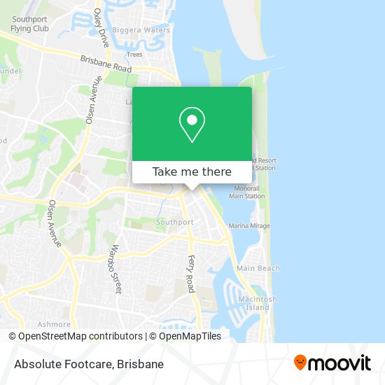 Absolute Footcare map