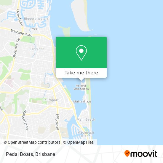 Pedal Boats map