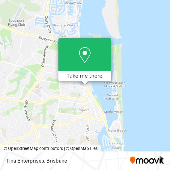 Tina Enterprises map