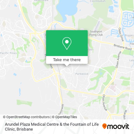 Mapa Arundel Plaza Medical Centre & the Fountain of Life Clinic