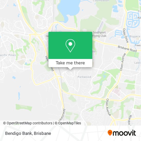 Bendigo Bank map