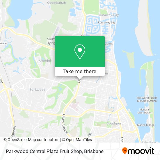 Parkwood Central Plaza Fruit Shop map