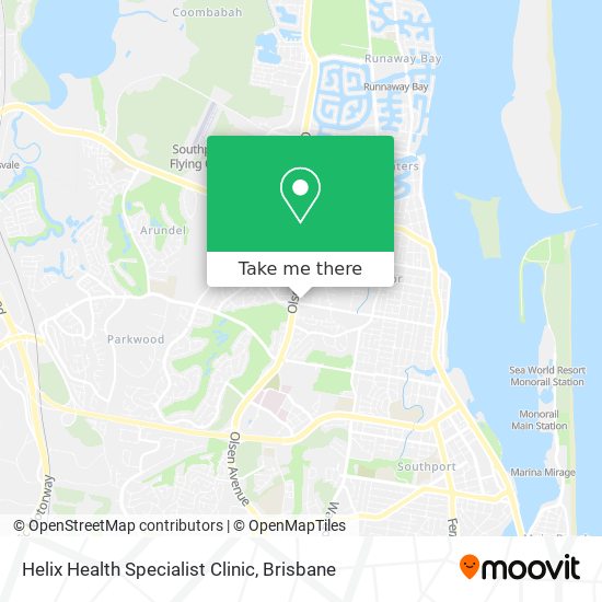 Helix Health Specialist Clinic map