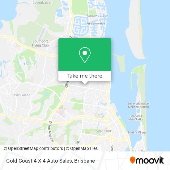 Gold Coast 4 X 4 Auto Sales map