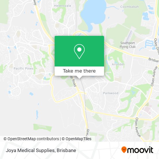 Joya Medical Supplies map