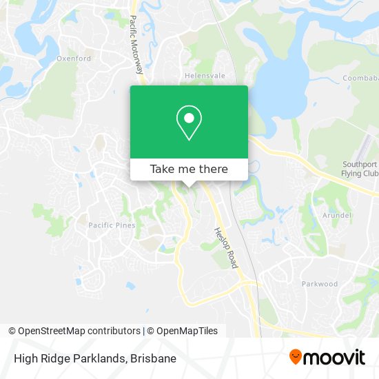 High Ridge Parklands map