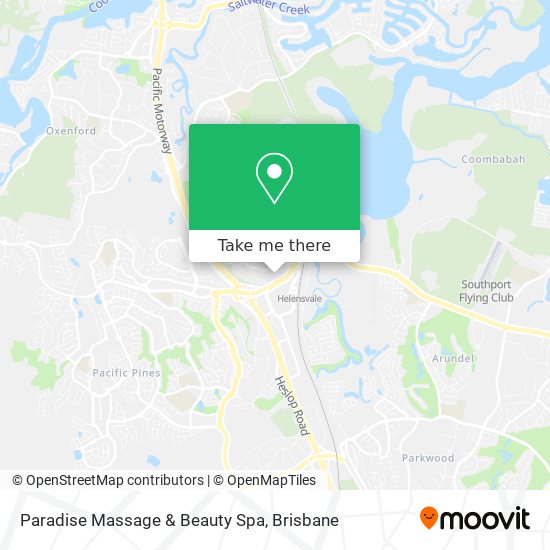 Paradise Massage & Beauty Spa map