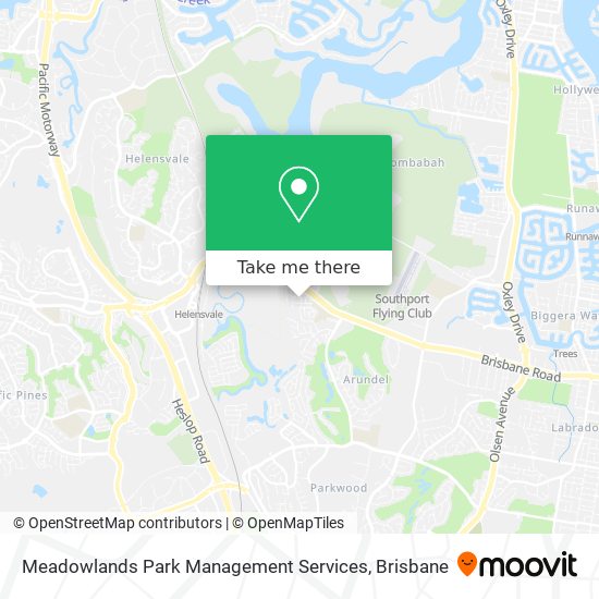 Meadowlands Park Management Services map