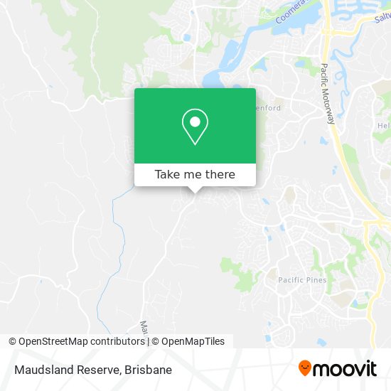 Maudsland Reserve map