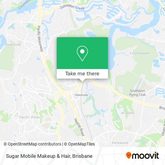 Sugar Mobile Makeup & Hair map
