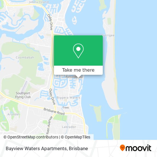 Bayview Waters Apartments map