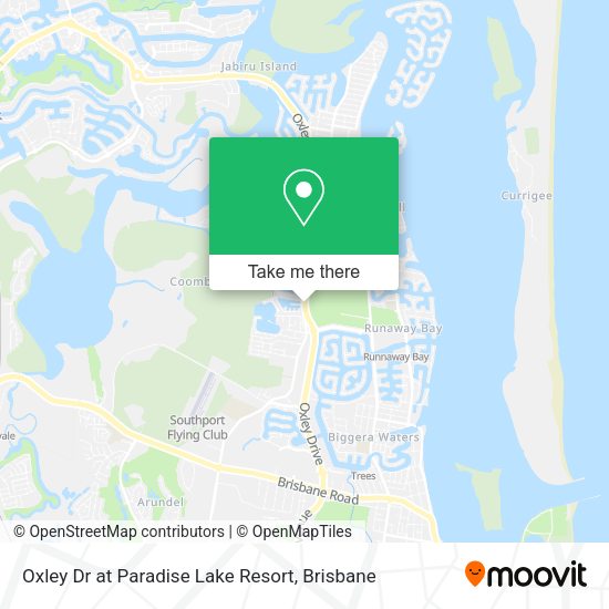 How to get to Oxley Dr at Paradise Lake Resort in Coombabah by bus or