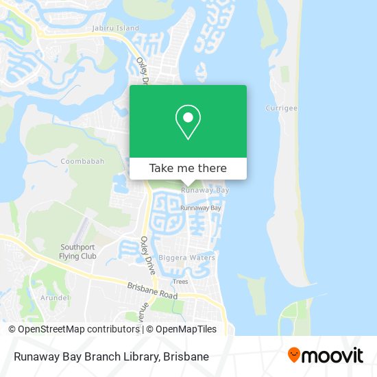 Runaway Bay Branch Library map