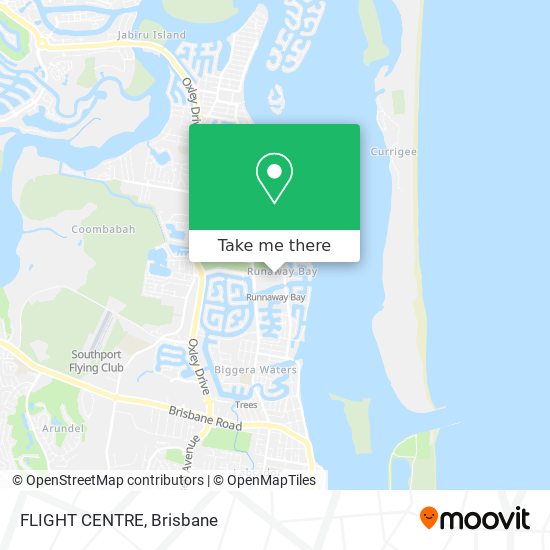 FLIGHT CENTRE map