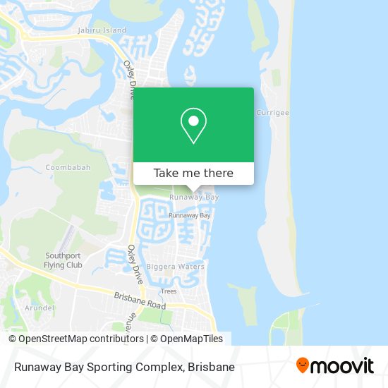 Runaway Bay Sporting Complex map