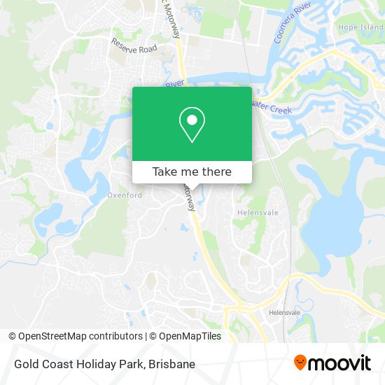 Gold Coast Holiday Park map