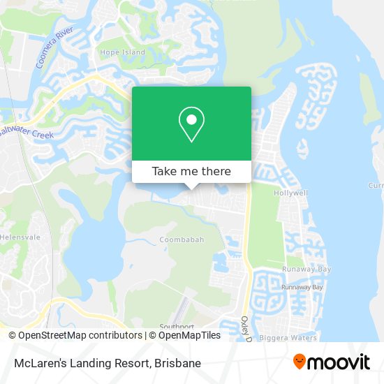 McLaren's Landing Resort map