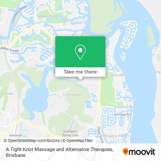 A Tight Knot Massage and Alternative Therapies map