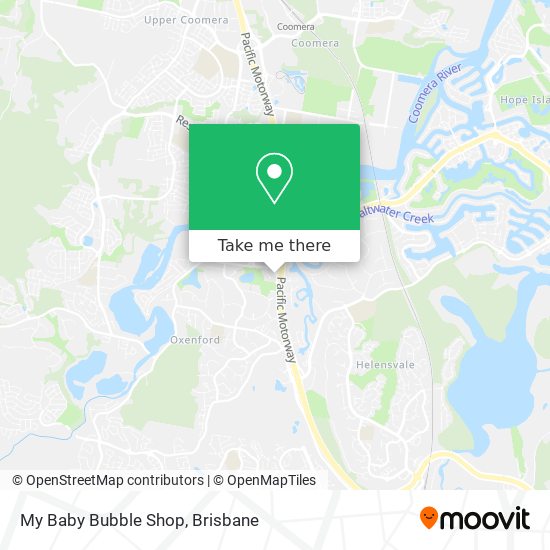 My Baby Bubble Shop map