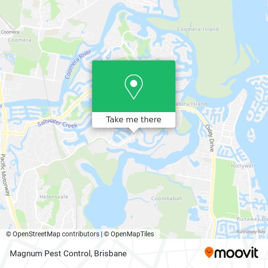 Magnum Pest Control map