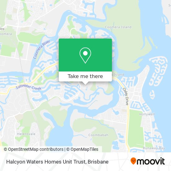 Halcyon Waters Homes Unit Trust map