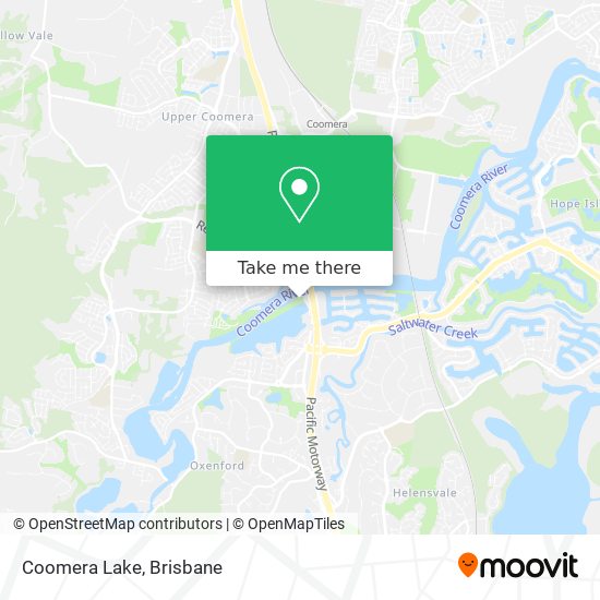Coomera Lake map