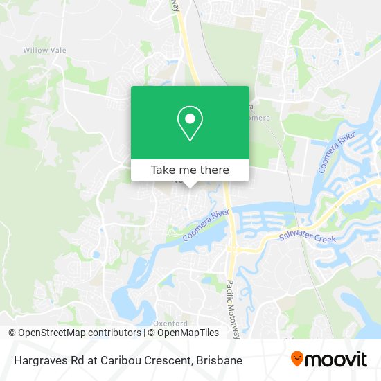 Hargraves Rd at Caribou Crescent map