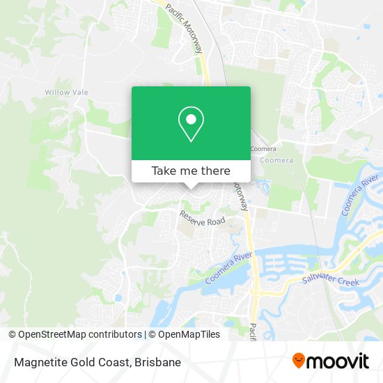 Magnetite Gold Coast map