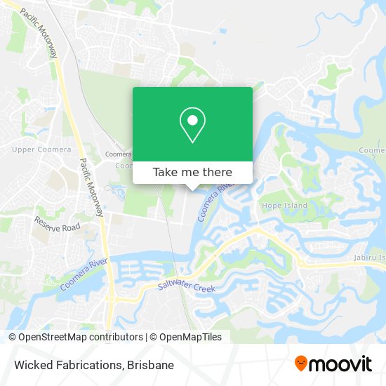 Wicked Fabrications map