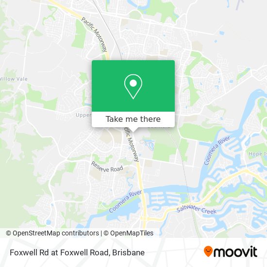 Foxwell Rd at Foxwell Road map