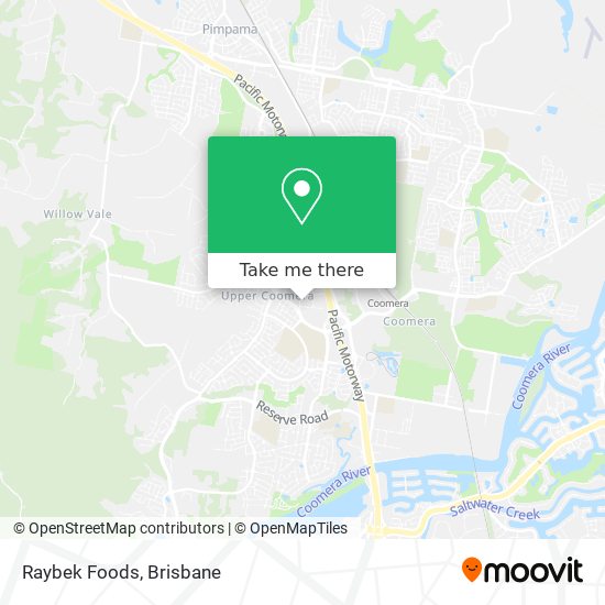 Raybek Foods map