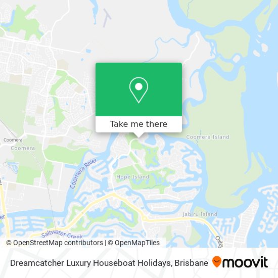 Dreamcatcher Luxury Houseboat Holidays map
