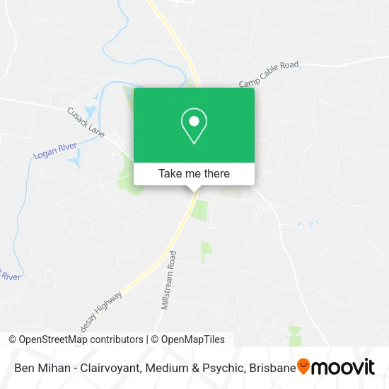 Ben Mihan - Clairvoyant, Medium & Psychic map