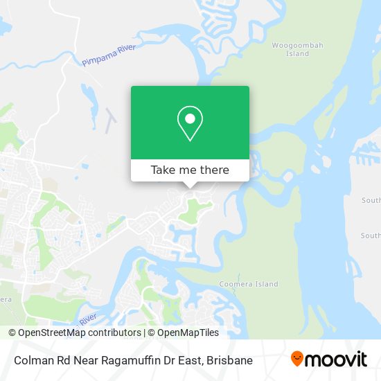 Colman Rd Near Ragamuffin Dr East map