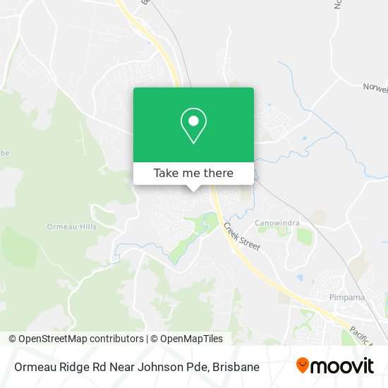 Ormeau Ridge Rd Near Johnson Pde map